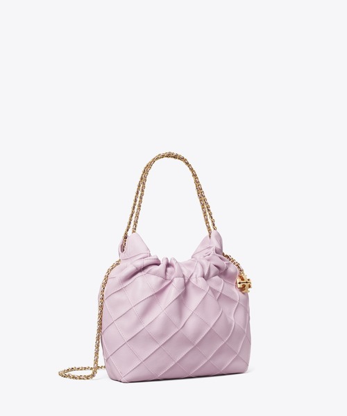 エレガント *TORYBURCH* フレミング ソフト ミニ バッグ *高級感 フレミング ソフト ミニ ホーボーバッグ: レディース クロス