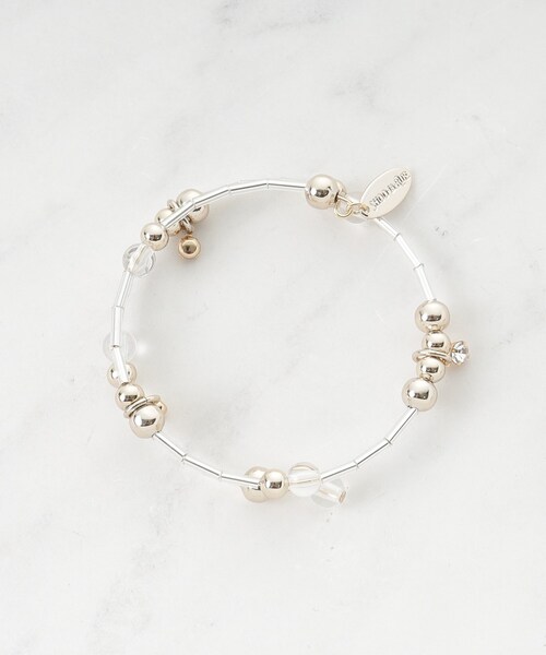SHOO・LA・RUE（シューラルー）の「ボールチェーンバングル（ブレスレット・レディース・シルバー/ゴールド・00）」の2枚目の写真
