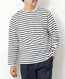 NOLLEY'S（ノーリーズ）の「MVSシルケットボーダーBN（Tシャツ/カットソー）」