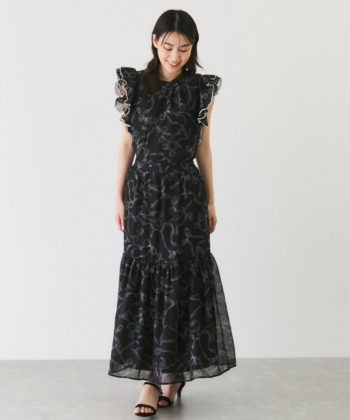 Jayro(ジャイロ)の「袖ラッフルブラウス(シャツ/ブラウス・レディース・ブラック系その他/ベージュ系その他・M)」の8枚目の写真