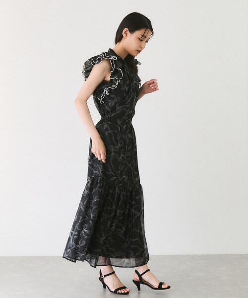 Jayro(ジャイロ)の「袖ラッフルブラウス(シャツ/ブラウス・レディース・ブラック系その他/ベージュ系その他・M)」の9枚目の写真