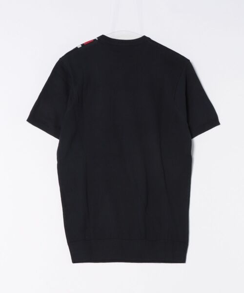 Gabicci(ガビッチ)の「Gabicci ストライプニットTシャツ(Tシャツ/カットソー・メンズ・ホワイト/ネイビー・MEDIUM/LARGE)」の3枚目の写真