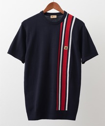Gabicci ストライプニットTシャツ