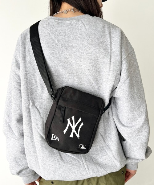 NEW ERA(ニューエラ)の「NEW ERA (ニューエラ)/MLB SIDE BAG/ミニ ショルダーバッグ クロスバッグ ボディバッグ ニューヨーク ヤンキース ロサンゼルス ドジャース(ショルダーバッグ・レディース・ブラウン系カモフラージュ/ブラック・FREE)」の6枚目の写真