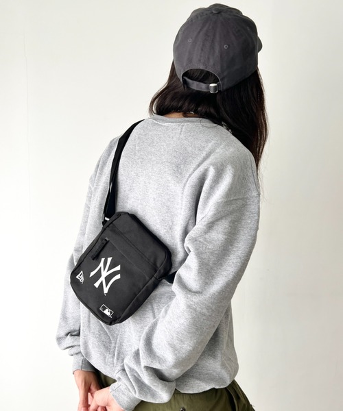 NEW ERA(ニューエラ)の「NEW ERA (ニューエラ)/MLB SIDE BAG/ミニ ショルダーバッグ クロスバッグ ボディバッグ ニューヨーク ヤンキース ロサンゼルス ドジャース(ショルダーバッグ・レディース・ブラウン系カモフラージュ/ブラック・FREE)」の7枚目の写真