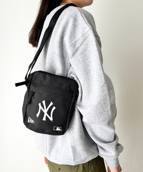NEW ERA(ニューエラ)の「NEW ERA (ニューエラ)/MLB SIDE BAG/ミニ ショルダーバッグ クロスバッグ ボディバッグ ニューヨーク ヤンキース ロサンゼルス ドジャース(ショルダーバッグ・レディース・ブラウン系カモフラージュ/ブラック・FREE)」の5枚目の写真
