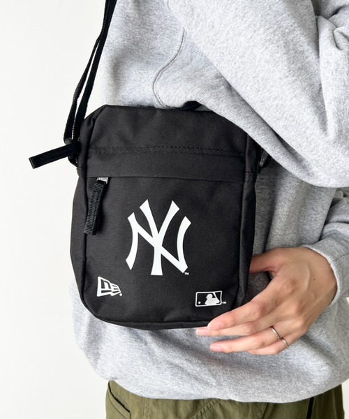 NEW ERA(ニューエラ)の「NEW ERA (ニューエラ)/MLB SIDE BAG/ミニ ショルダーバッグ クロスバッグ ボディバッグ ニューヨーク ヤンキース ロサンゼルス ドジャース(ショルダーバッグ・レディース・ブラウン系カモフラージュ/ブラック・FREE)」の3枚目の写真