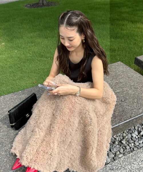 【andresd】セットアップドレスmocomoco set up dress mocomoco set up dress / モコモコセットアップドレス(ドレス