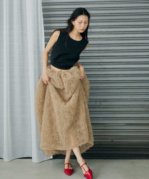 【andresd】セットアップドレスmocomoco set up dress ANDRESD ドレス mocomoco set up dress / モコモコセットアップ