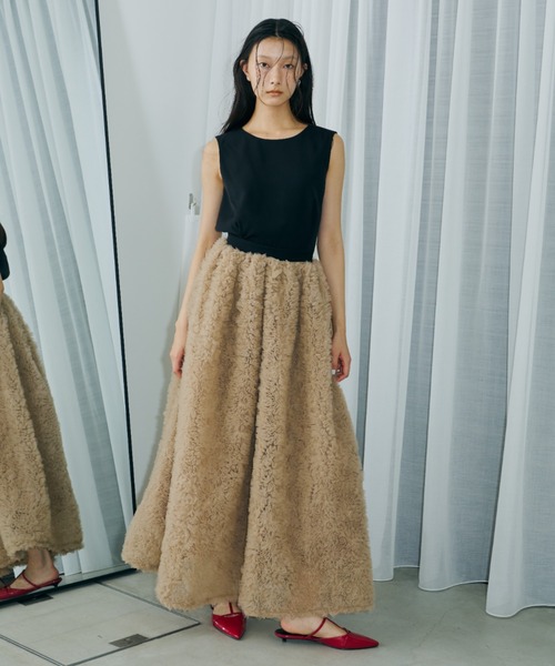 andressed もこもこセットワンピース モコモコセットアップドレス / mocomoco set up dress（ドレス