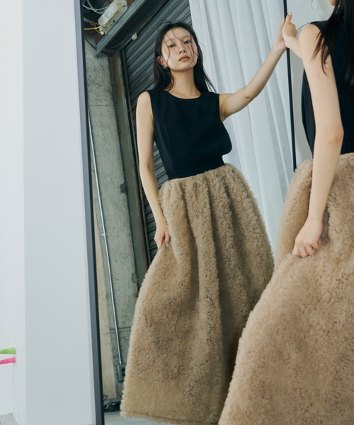 ANDRESD（アンドレスド）の「mocomoco set up dress / モコモコ