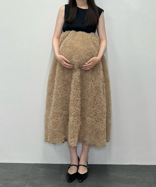 【andresd】セットアップドレスmocomoco set up dress mocomoco set up dress / モコモコセットアップドレス（ドレス