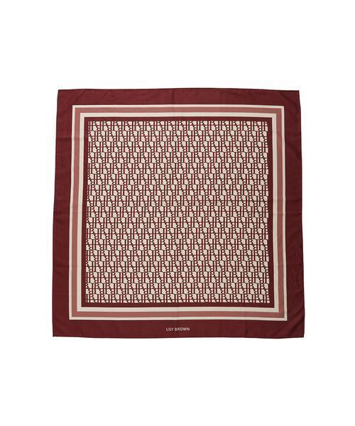 LILY BROWN（リリーブラウン）の「バリエーション スカーフ（バンダナ/スカーフ・レディース・レオパード/ドット/ボルドー・F）」の8枚目の写真
