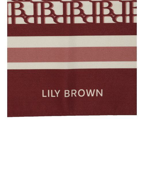 LILY BROWN（リリーブラウン）の「バリエーション スカーフ（バンダナ/スカーフ・レディース・レオパード/ドット/ボルドー・F）」の9枚目の写真
