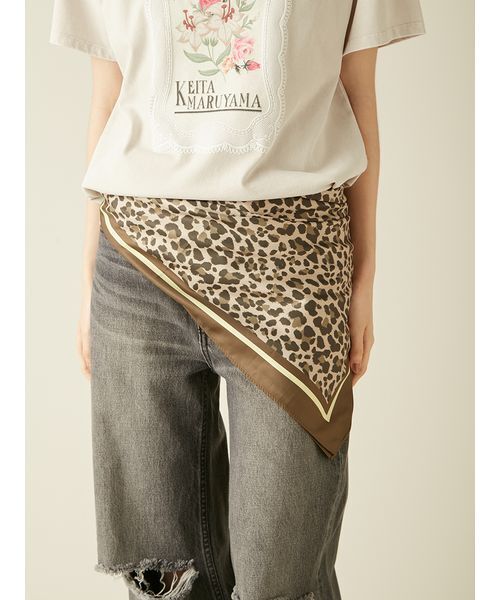 LILY BROWN（リリーブラウン）の「バリエーション スカーフ（バンダナ/スカーフ・レディース・レオパード/ドット/ボルドー・F）」の15枚目の写真