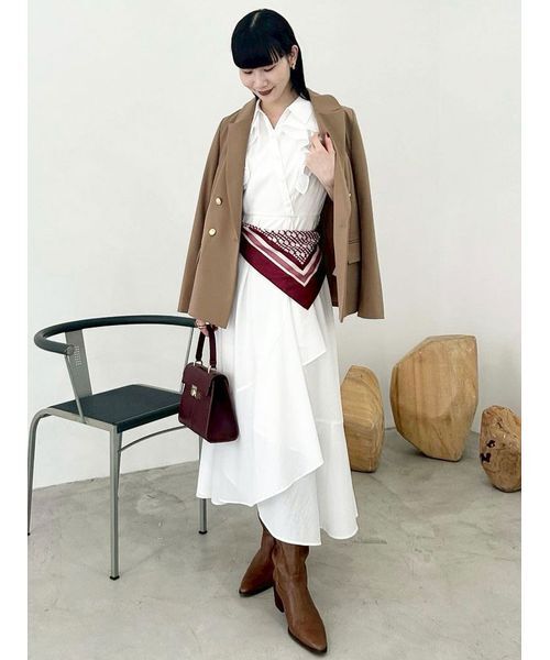 LILY BROWN（リリーブラウン）の「バリエーション スカーフ（バンダナ/スカーフ・レディース・レオパード/ドット/ボルドー・F）」の19枚目の写真