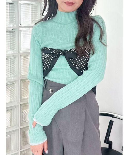 LILY BROWN（リリーブラウン）の「バリエーション スカーフ（バンダナ/スカーフ・レディース・レオパード/ドット/ボルドー・F）」の20枚目の写真