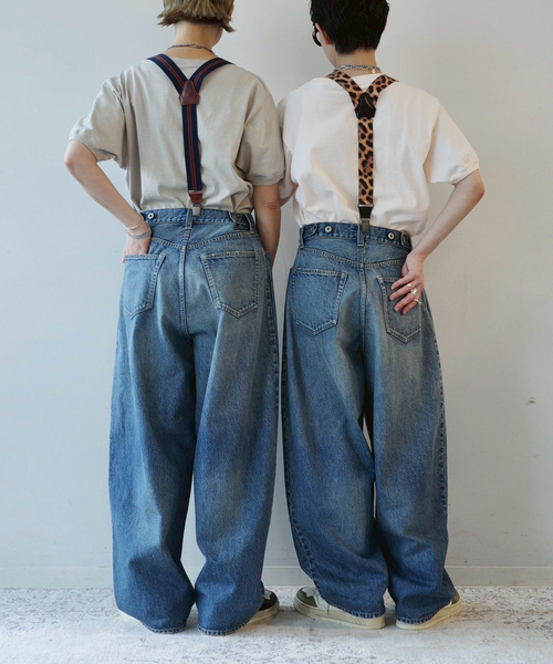 JOURNAL STANDARD LUXE（ジャーナルスタンダード　ラックス）の「13OZデニム タックラウンドパンツ（デニムパンツ・レディース・ネイビー・SMALL/MEDIUM）」の13枚目の写真