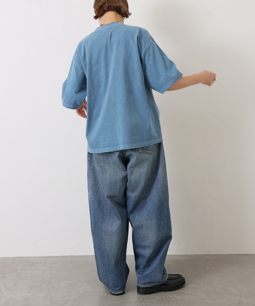 JOURNAL STANDARD LUXE（ジャーナルスタンダード　ラックス）の「13OZデニム タックラウンドパンツ（デニムパンツ・レディース・ネイビー・SMALL/MEDIUM）」の19枚目の写真