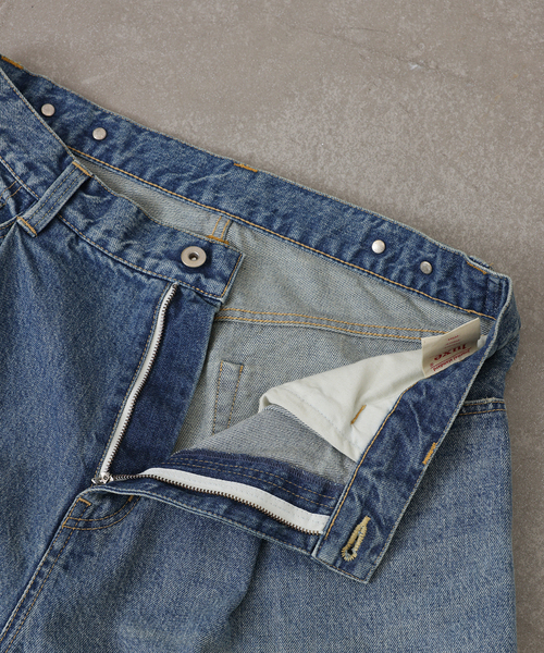 JOURNAL STANDARD LUXE（ジャーナルスタンダード　ラックス）の「13OZデニム タックラウンドパンツ（デニムパンツ・レディース・ネイビー・SMALL/MEDIUM）」の8枚目の写真