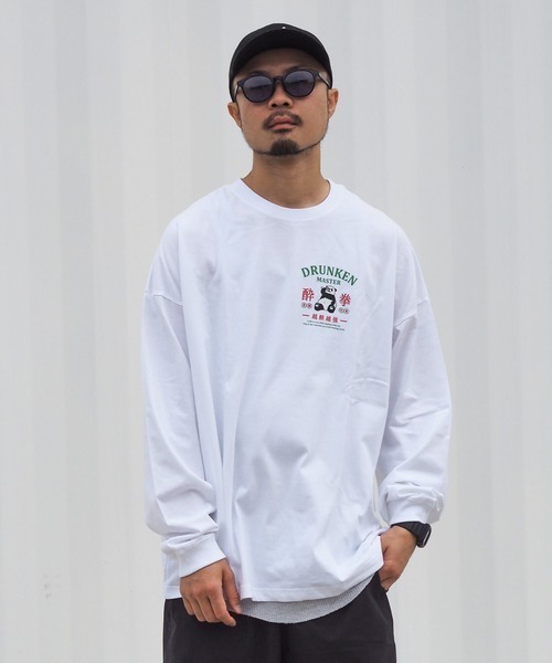 Leyline(レイライン)の「【Leyline】Drunken master l/s tee(Panda)(Tシャツ/カットソー・メンズ・ブラック/ホワイト・MEDIUM/LARGE/X-LARGE)」の4枚目の写真