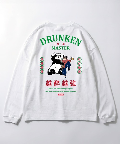 Leyline(レイライン)の「【Leyline】Drunken master l/s tee(Panda)(Tシャツ/カットソー・メンズ・ブラック/ホワイト・MEDIUM/LARGE/X-LARGE)」の10枚目の写真