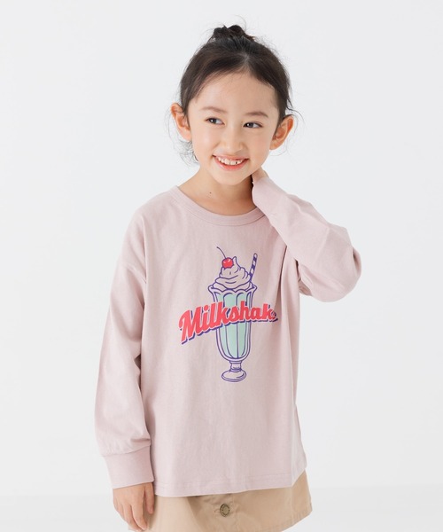 chil2（チルツー）の「綿100％ プリント 長袖Tシャツ（Tシャツ/カットソー・キッズ・A/H/J/B/G/I/K/L/C/D/E/F・80ｃｍ/90cm/100cm/110cm/120cm/130cm/140cm）」の6枚目の写真