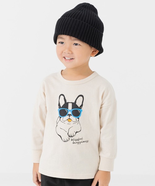 chil2（チルツー）の「綿100％ プリント 長袖Tシャツ（Tシャツ/カットソー・キッズ・A/H/J/B/G/I/K/L/C/D/E/F・80ｃｍ/90cm/100cm/110cm/120cm/130cm/140cm）」の7枚目の写真