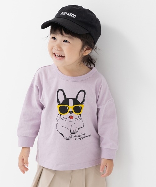chil2（チルツー）の「綿100％ プリント 長袖Tシャツ（Tシャツ/カットソー・キッズ・A/H/J/B/G/I/K/L/C/D/E/F・80ｃｍ/90cm/100cm/110cm/120cm/130cm/140cm）」の8枚目の写真