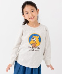 chil2（チルツー）の「綿100％ プリント 長袖Tシャツ（Tシャツ/カットソー）」