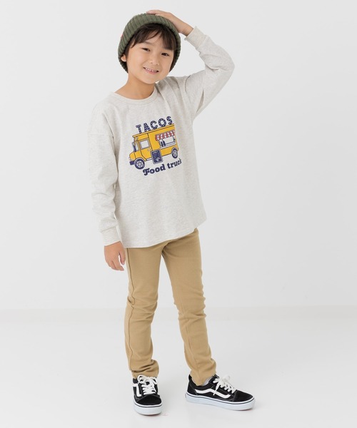chil2（チルツー）の「綿100％ プリント 長袖Tシャツ（Tシャツ/カットソー・キッズ・A/H/J/B/G/I/K/L/C/D/E/F・80ｃｍ/90cm/100cm/110cm/120cm/130cm/140cm）」の14枚目の写真
