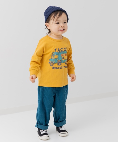 chil2（チルツー）の「綿100％ プリント 長袖Tシャツ（Tシャツ/カットソー・キッズ・A/H/J/B/G/I/K/L/C/D/E/F・80ｃｍ/90cm/100cm/110cm/120cm/130cm/140cm）」の17枚目の写真