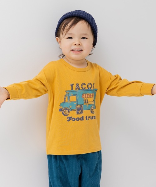 chil2（チルツー）の「綿100％ プリント 長袖Tシャツ（Tシャツ/カットソー・キッズ・A/H/J/B/G/I/K/L/C/D/E/F・80ｃｍ/90cm/100cm/110cm/120cm/130cm/140cm）」の18枚目の写真