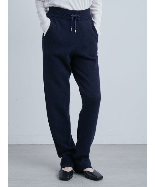 MIESROHE カットジャガードイージーパンツ ウォッシャブル MIESROHE（ミースロエ）の「カットジャガードイージーパンツ