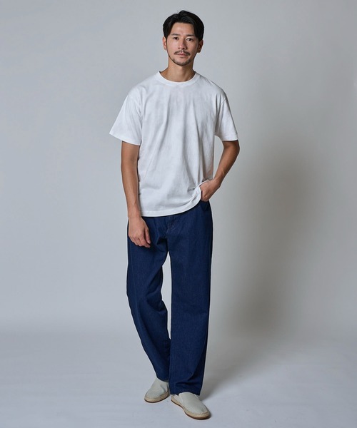 TETE HOMME(テットオム)の「ルーズフィットワイドデニム(デニムパンツ・メンズ・ブルー/ブラック・マルチサイズ)」の8枚目の写真