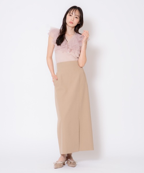 NOELA(ノエラ)の「チュールフリルニット(ニット/セーター・レディース・ブラウン/ピンク/オフホワイト・フリー)」の13枚目の写真