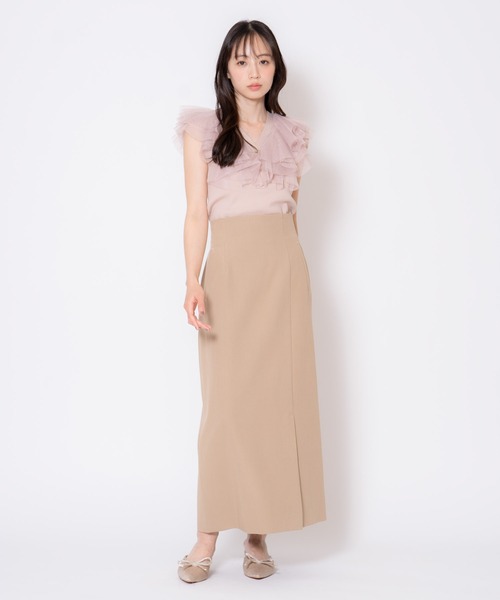 NOELA(ノエラ)の「チュールフリルニット(ニット/セーター・レディース・ブラウン/ピンク/オフホワイト・フリー)」の14枚目の写真