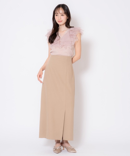 NOELA(ノエラ)の「チュールフリルニット(ニット/セーター・レディース・ブラウン/ピンク/オフホワイト・フリー)」の15枚目の写真