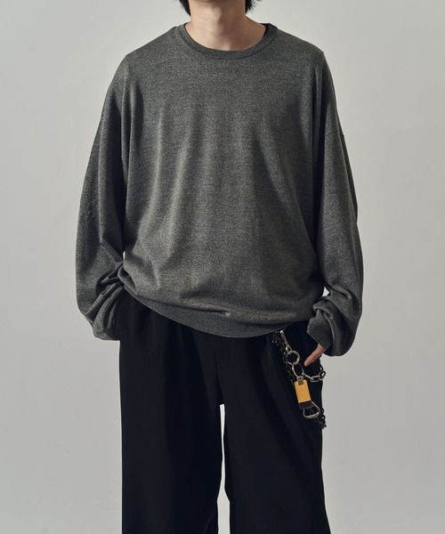 Lui's（ルイス）の「VIS/PO ボクシーニットソー（ニット/セーター・メンズ・グレー/ブラック/ネイビー・S/M）」の2枚目の写真