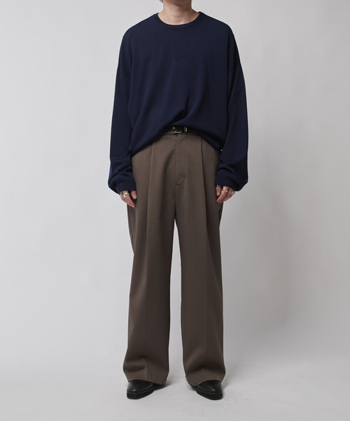 Lui's（ルイス）の「VIS/PO ボクシーニットソー（ニット/セーター・メンズ・グレー/ブラック/ネイビー・S/M）」の12枚目の写真