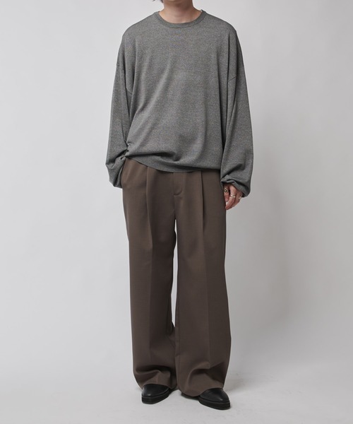 Lui's（ルイス）の「VIS/PO ボクシーニットソー（ニット/セーター・メンズ・グレー/ブラック/ネイビー・S/M）」の9枚目の写真