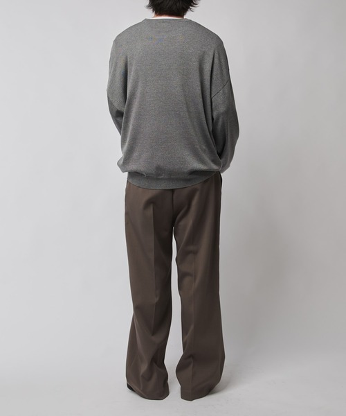 Lui's（ルイス）の「VIS/PO ボクシーニットソー（ニット/セーター・メンズ・グレー/ブラック/ネイビー・S/M）」の11枚目の写真