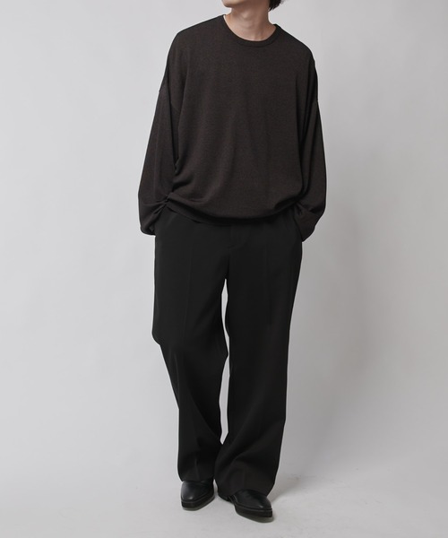 Lui's（ルイス）の「VIS/PO ボクシーニットソー（ニット/セーター・メンズ・グレー/ブラック/ネイビー・S/M）」の4枚目の写真