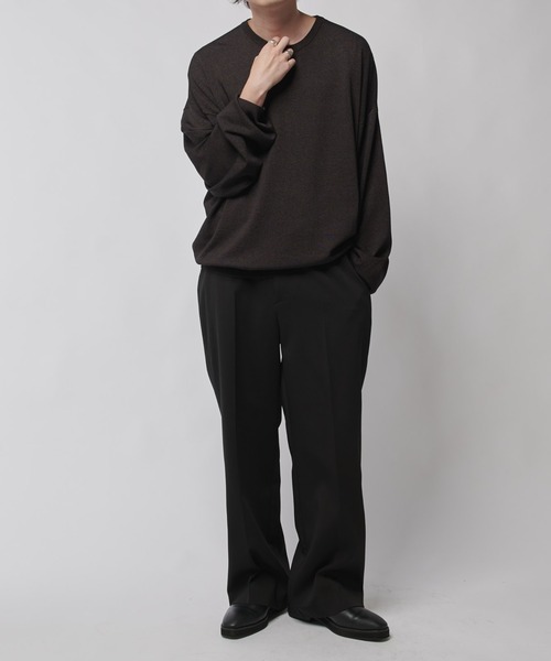 Lui's（ルイス）の「VIS/PO ボクシーニットソー（ニット/セーター・メンズ・グレー/ブラック/ネイビー・S/M）」の5枚目の写真