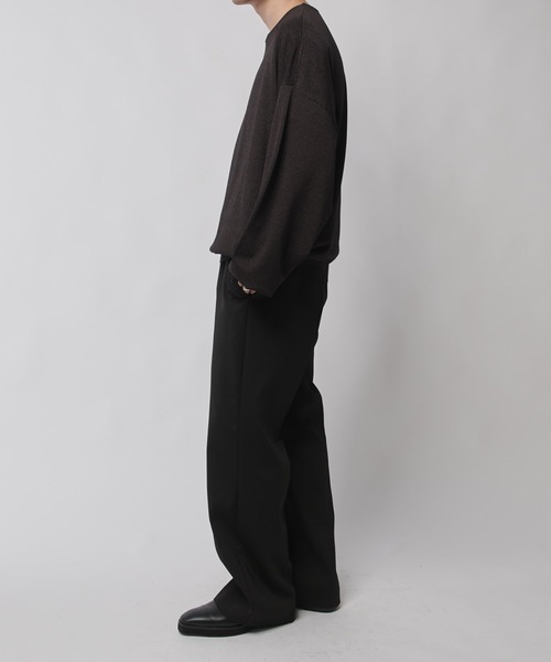 Lui's（ルイス）の「VIS/PO ボクシーニットソー（ニット/セーター・メンズ・グレー/ブラック/ネイビー・S/M）」の6枚目の写真