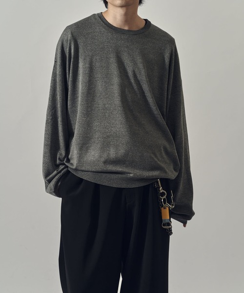 Lui's（ルイス）の「VIS/PO ボクシーニットソー（ニット/セーター・メンズ・グレー/ブラック/ネイビー・S/M）」の22枚目の写真