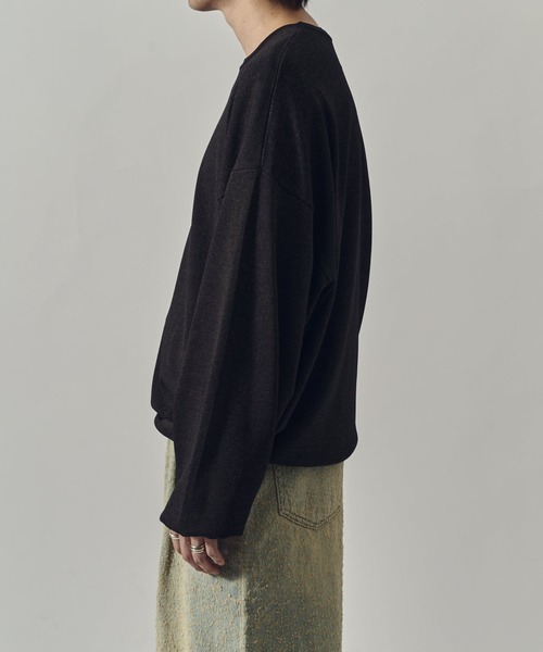 Lui's（ルイス）の「VIS/PO ボクシーニットソー（ニット/セーター・メンズ・グレー/ブラック/ネイビー・S/M）」の17枚目の写真