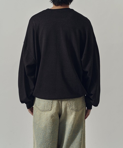 Lui's（ルイス）の「VIS/PO ボクシーニットソー（ニット/セーター・メンズ・グレー/ブラック/ネイビー・S/M）」の18枚目の写真