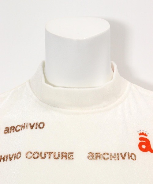 archivio（アルチビオ）の「<LADIES>ベロアノースリプルオーバー（タンクトップ・レディース・ブラック/ホワイト×ブラック/ホワイト×ゴールド・S/M/L）」の16枚目の写真
