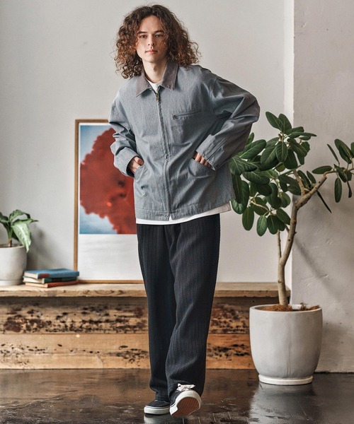 CAMBIO(カンビオ)の「mp13968- Fleece Lining Knit Bonding Wide Straight Pants ワイドストレートパンツ(CAM25AW-015)(その他パンツ・メンズ・ブラック/ネイビー/ブラウン・L/M/S)」の18枚目の写真